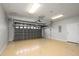 Spacious garage with an automatic door and ample storage space at 110 Ashworth Dr., Little River, SC 29566