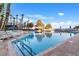 Inviting pool with shallow end access and plenty of lounge chairs for relaxing at 1105 S Ocean Blvd. # 250, Myrtle Beach, SC 29577