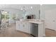 Stylish kitchen with stainless steel dishwasher, quartz countertops, and an open layout at 1178 Pyxie Moss Dr., Little River, SC 29566