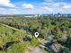 Scenic aerial view of a home surrounded by lush greenery and overlooking a coastal city at 1300 Ragin St., Myrtle Beach, SC 29577