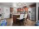 Spacious kitchen with stainless steel appliances, granite countertops, and an island with seating at 1300 Ragin St., Myrtle Beach, SC 29577