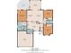 Detailed floor plan showcasing a spacious layout with a primary bedroom, sunroom, and garage at 161 Patriot Ln., Pawleys Island, SC 29585