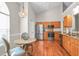 Bright kitchen features stainless steel appliances, granite countertops, and a breakfast nook at 161 Patriot Ln., Pawleys Island, SC 29585