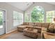 Sun room featuring large windows that allow natural light to flow into the space at 161 Patriot Ln., Pawleys Island, SC 29585