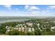 Stunning aerial view of a charming neighborhood with beautiful houses nestled among lush greenery and waterways at 17 Trigger Fish Ln., Murrells Inlet, SC 29576