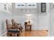 Sitting area with detailed trim, warm wood floors, and decorative furnishings at 17 Trigger Fish Ln., Murrells Inlet, SC 29576