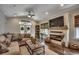 Stylish living room with a modern fireplace, shiplap accent wall, and hardwood floors at 1737 24Th Ave. N, North Myrtle Beach, SC 29582