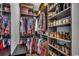 Organized walk-in closet with ample storage for clothing and accessories at 1737 24Th Ave. N, North Myrtle Beach, SC 29582