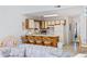 Cozy kitchen area with breakfast bar and comfortable seating, perfect for casual dining and socializing at 1890 Colony Dr. # 17L, Surfside Beach, SC 29575