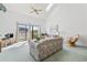 Inviting living area featuring vaulted ceilings, ample natural light, and a relaxing atmosphere at 1890 Colony Dr. # 17L, Surfside Beach, SC 29575