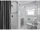 Modern bathroom featuring a tiled shower, updated fixtures, and a clean design at 2006 S Ocean Blvd., North Myrtle Beach, SC 29582