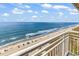 Enjoy breathtaking ocean views from this private balcony overlooking the sandy beach at 2301 S Ocean Blvd. # 1405, North Myrtle Beach, SC 29582