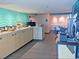 Bright breakfast area with a unique textured wall at 2301 S Ocean Blvd. # 1405, North Myrtle Beach, SC 29582