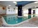 Beautiful indoor pool with clear water, offering a refreshing and relaxing experience at 2301 S Ocean Blvd. # 1405, North Myrtle Beach, SC 29582
