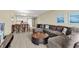 Comfortable living room and dining area with modern decor and an open-concept layout at 2301 S Ocean Blvd. # 1405, North Myrtle Beach, SC 29582