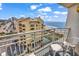 Scenic balcony view overlooking the building, pool, beach, and ocean beyond at 2301 S Ocean Blvd. # 702, North Myrtle Beach, SC 29582