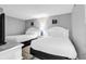 Bright bedroom featuring two comfortable queen beds with white linens and stylish furniture at 2301 S Ocean Blvd. # 702, North Myrtle Beach, SC 29582