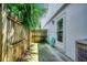 Private patio space with wooden fencing and green plants, providing a relaxing outdoor area at 2309 Withers Dr., Myrtle Beach, SC 29577