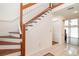 Home foyer featuring hardwood stairs, tile floors, and a closet at 302 Sunnehanna Dr., Myrtle Beach, SC 29588