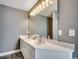 Bathroom features a double sink vanity with tile floors at 303 Ayrie Ct., Conway, SC 29527