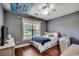 Cozy bedroom features hardwood floors and a serene atmosphere at 303 Ayrie Ct., Conway, SC 29527