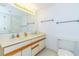Bathroom vanity with a light fixture and mirror at 311 69Th Ave. N # 302, Myrtle Beach, SC 29572