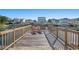 Private dock with lounge chairs offering beautiful waterfront views of the canal at 312 35Th Ave. N, North Myrtle Beach, SC 29582