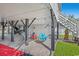 Inviting outdoor space with colorful Adirondack chairs, a porch swing, and string lights at 312 35Th Ave. N, North Myrtle Beach, SC 29582