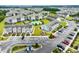 Aerial view of a residential community with a pool and ample parking at 318 Castle Dr. # 1443, Myrtle Beach, SC 29579