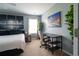 Comfortable bedroom featuring a bed, desk area, and tranquil decor, perfect for relaxation and productivity at 318 Castle Dr. # 1443, Myrtle Beach, SC 29579