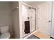 Bathroom featuring a glass-enclosed shower, modern fixtures, and clean design for a luxurious feel at 318 Castle Dr. # 1443, Myrtle Beach, SC 29579