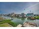 Picturesque waterfront view showcases homes along the canal at 321 53Rd Ave. N, North Myrtle Beach, SC 29582