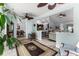 Spacious open-concept living room with seamless flow to the kitchen and dining areas at 341 Bahama Dr., Murrells Inlet, SC 29576
