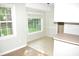 Cozy eat-in kitchen area with views of the backyard, bright paint and tile flooring at 3909 Mallard Circle, Myrtle Beach, SC 29579