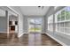 Bright dining area with natural light, hardwood flooring, and a sliding glass door at 405 Vintage Circle, Myrtle Beach, SC 29579
