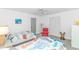 Cozy bedroom featuring twin beds, closet, and bright, airy decor at 4309 Beverly Ct., North Myrtle Beach, SC 29582
