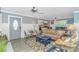 Inviting living room featuring an open layout with access to the kitchen and dining area at 4309 Beverly Ct., North Myrtle Beach, SC 29582