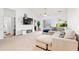 Comfortable living area with modern fireplace and patio access at 4687 Wild Iris Dr. # 303, Myrtle Beach, SC 29577