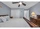 Bedroom with a queen size bed, dresser, and closet with plenty of storage space at 5040 Windsor Green Way # 204, Myrtle Beach, SC 29579
