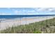 Beach with native grasses along the dunes at 573 S Dunes Dr., Pawleys Island, SC 29585