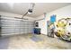 Spacious two-car garage with overhead door and plenty of storage space at 6095 Catalina Dr. # 714, North Myrtle Beach, SC 29582