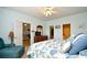 Comfortable main bedroom with access to a walk-in closet and bathroom for enhanced privacy and convenience at 6095 Catalina Dr. # 714, North Myrtle Beach, SC 29582