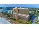 Multi-story condo building near the beach provides luxurious accommodations and scenic ocean views at 6900 N Ocean Blvd. # 840, Myrtle Beach, SC 29572