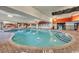 Indoor swimming pool surrounded by brick paving stones at 7200 N Ocean Blvd. # 222, Myrtle Beach, SC 29572