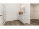 Bright bathroom featuring a walk-in shower and a vanity with lots of storage at 729 Doonbeg Ct., Conway, SC 29526