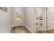 Welcoming front hallway featuring a door with glass and a view into the bedroom at 729 Doonbeg Ct., Conway, SC 29526
