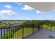 Balcony with stunning river and landscape views at 8121 Amalfi Pl. # 4-1006, Myrtle Beach, SC 29572