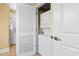 Bright laundry area with stackable washer and dryer at 8121 Amalfi Pl. # 4-1006, Myrtle Beach, SC 29572