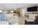 Comfortable living area with views through to the dinning area at 8500 Margate Circle # 505, Myrtle Beach, SC 29572