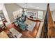 Bright living room boasts hardwood floors, large windows, and open concept layout at 904 Moultrie Circle, Myrtle Beach, SC 29588